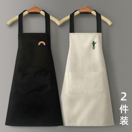 Aprons Water And Oil Proof Home Kitchen For Women Tablier Cuisine Femme Baking Accessories Princess Apron Dress Breathable