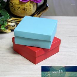 Gift Wrap 20pcs Blue Red Colour Paper Box Handmade Soap Packing Jewelry/Cake/Candy Storage Cardboard Packaging1 Factory price expert design Quality Latest Style