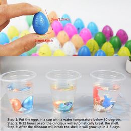 10 boxes festives Inflatable Magic Hatching Dinosaur Egg Add Water Growing Dino Eggs Child Kid Educational Toy Easter Interesting Gift