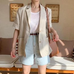 Buy Black Linen Jacket Women Online 
