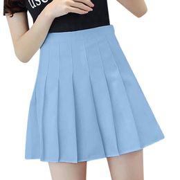 Women Sweet Lolita High Waist Pleated Skirt Girls Harajuku Mini Skirts Lady Summer Slim Short School Uniform Y2k Clothes