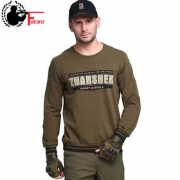 Tactical Tee Military Long Sleeve T Shirt Men Tshirt Longsleeve Round Neck Male T-shirt Cotton Army Clothing Big Size Large 4XL 210518