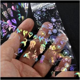 4X100Cm/Roll Flame European And American Elements Nail Stickers Beauty Products Water Slide Nail Art Decals 6Opwc Eo1E7