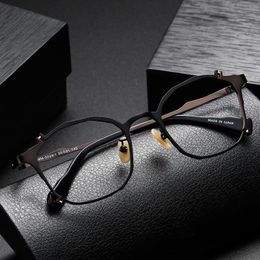 Fashion Sunglasses Frames Retro Metal Glasses Customised Myopia Trend Art Japan Irregular Splicing Optical