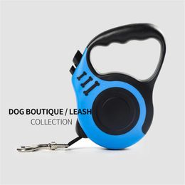 Dog Collars & Leashes Retractable Leash For Medium Small Dogs And Cats Heavy Duty Walking With Anti Slip Handle