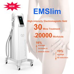 Emt Emslim Beauty Machine Fast Slimming Body Shape High Intensity Focused Electromagnetic Teslasculpt Cellulite Removal Clinic