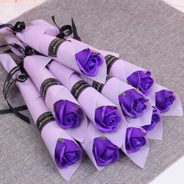 Artificial Rose Flower 8 Styles Soap Flower Valentines Day Birthday Christmas Gift For Women Wedding Decoration DAW286