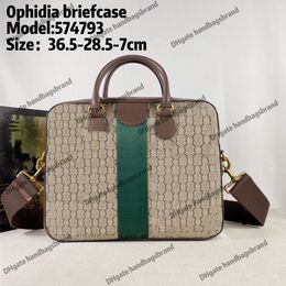 574793 Ophidia briefcase classic laptop bags luxurys designer men bags Fashion Business travel business bag famous computer bag mens handbags messenger bag