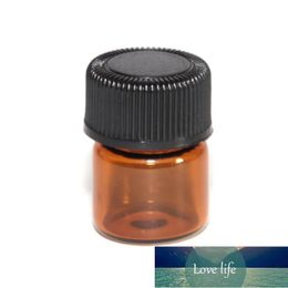 Storage Bottles & Jars Home Container 12pc 1 Ml Amber Essential Oil Bottle With Orifice Reducer And Cap Storage#p30 Factory price expert design Quality Latest Style