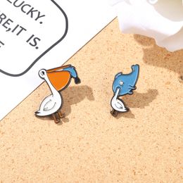 Cute Cartoon Animal Brooches Pin for Women Fashion Dress Coat Shirt Demin Metal Funny Brooch Pins Badges Backpack Gift Jewellery