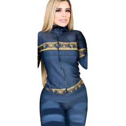 2 Piece Sets Tracksuits Womens Outfits Elegante Blazer And Pants Set Suit Fashion Sexy Two Piece Clothes Ladies