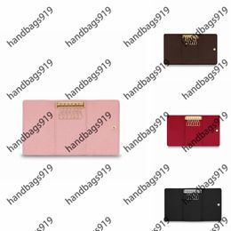 Card Holder Men Womens Cards women leather Holders Black Mini Wallets Coin purse pocket Interior Slot Pockets Genuine small bag Cr235n