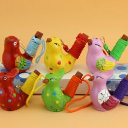 Ceramic Water Bird Whistle Spotted Warbler Song Chirps Home Decoration For Children Kids Gifts Party Favor ju0665 1502 T2