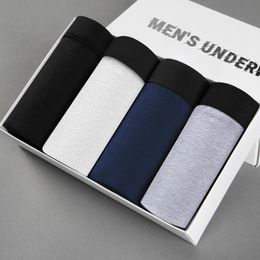 Underpants Male Panties Cotton Casual Mens Underwear Boxers Breathable Man Solid Color Comfortable High Quality Men Shorts