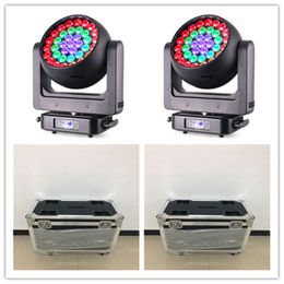 4pc with roadcase ring control led lyre moving head 37 led 37*25w dmx rgbw moving head zoom super beam led light