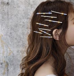 Fashion Exquisite Full Crystal Hair Pin For Women Girls Barrettes Headwear Hairpins Ornament Accessories Clips