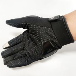 HZYEYO Motorcycle Glove Moto PVC Touch Screen Breathable Powered Motorbike Racing Riding Bicycle Protective Gloves Summer H-208275A