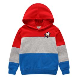 Jumping Meters Star Hoody Boys Autumn Spring Outwear Cotton Children Sweatshirts Fashion Kids Sweater With Shirts 210529