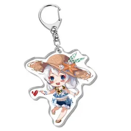 Honkai Impact 3 Key Chain Women Kids Acrylic Cute Anime Key Ring Funny Cartoon Figure Girls Keyring Man Keychain Jewellery Llavero