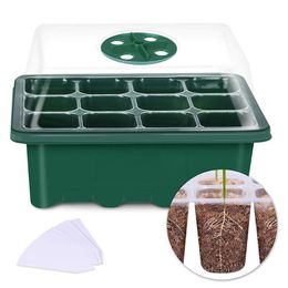 Planters & Pots Cells Hole Plant Seeds Grow Box Gardening Hydroponics Systems Tray Insert Propagation Seeding Nursery Pot Garden Indoor