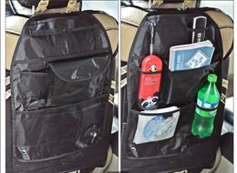 Car seat storage bag auto rear hangingbag Organizer Multi-Pocket StorageBag Tablet Holder Accessory WLL558
