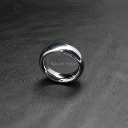 NXYCockrings Round metal cock ring smooth heavy alloy penis D:45mm/50mm sex delay loop for men adult sexy product 1126