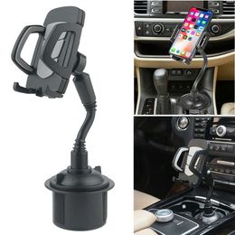 New Phone Accessories 360-degree Rotatable Cup Holder Phone Mount Adjustable Car Phone Bracket for Phones Fast delivery Dropshippi246m