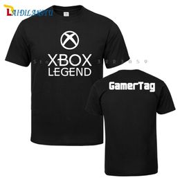 XBOX LEGEND,GAMING T Shirts Men Cotton Short Sleeve Funny Man T-Shirt Mens tshirt Tops 210322