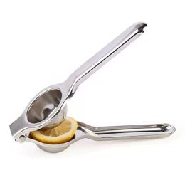 Stainless Steel Citrus Fruits Squeezer Pressing Tools Metal Manual Lemon Orange Juicer Hand Press Lemons Clip Juicers TX0003