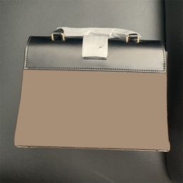 Designer Message Bag Woman Sale Discount Quality Handbag Genuine Leather Handle Brand Floral Letters Checkers Plaid 062301 goods