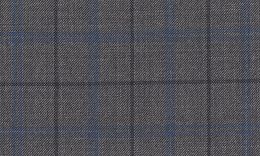 233696-9001 Pure wool high count worsted fabric [Grey Mixed Cheque Sharkskin W100](FSA)