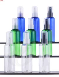 300pcs/lot Travel set of cosmetic jars 100ml eco-friendly Plastic atomizing spray perfume bottle mask atomizer with full capgoods