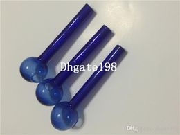 10pcs/lot Glass Oil Burner Small glass pipes smoking pipes Glass Tube Oil Burning Glass Pipe Oil Glass Oil Pipe Thick Glass