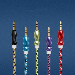 Audio Cables 1M 3.5mm Headphone Male to Male Aux Cable Line For Car Phone MP3/MP4 Speaker