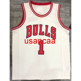 All embroidery 1# Rose white basketball jersey Customize men's women youth Vest add any number name XS-5XL 6XL Vest