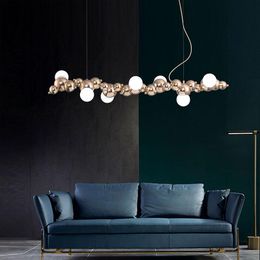 Pendant Lamps Italy Design Stainless Steel Ball Led Lamp For Living Room Studio Bar Decoration Hanging Lighting