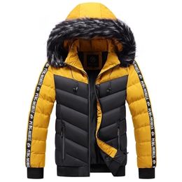 Winter Fashion Jacket Parker Men Autumn and Warm Outdoor Casual Windbreaker Quilted Thick 211129