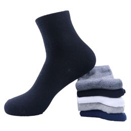 Fomal Business Cotton Men's Sock Soft Breathable Summer Winter Stocking Men Black socks