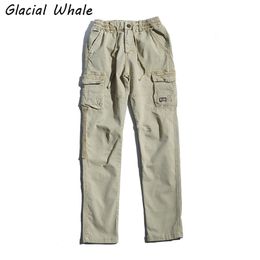 GlacialWhale Mens Cargo Pants Men Joggers Male Hip Hop Japanese Streetwear Vintage Trousers Jogging Khaki Pants For Men 211013