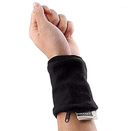 Storage Bags Wrist Pouch Zipper Wristband Sweatband Wallet For Keys Money Cards Running Fitness Cycling Walking DIN