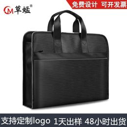 Stationery Men Oxford Canvas Briefcase Portable Envelope To Data Receive Package Business Bag Computer Bolsa Masculina1