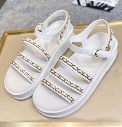 Channel Sandals Chanellies Designer Women Luxury Slide Best-quality Name Brand Casual Fashion Summer Early Spring Platform