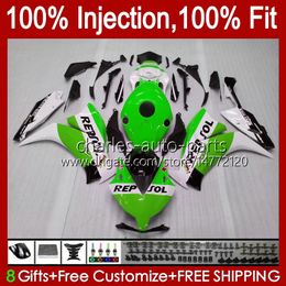 Injection OEM For HONDA 1000CC Fairings Repsol green CBR1000 CBR 1000 RR CC 2012-2016 50No.168 CBR-1000 CBR1000RR 12 13 14 2015 2016 CBR 1000RR 2012 2013 2014 15 16 Body