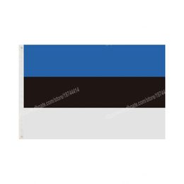 Estonia Flags National Polyester Banner Flying 90*150cm 3*5ft Flag All Over The World Worldwide Outdoor can be Customised