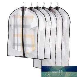 1 Pcs Transparent Hang Bag Clothing Dust Cover Home Storage Organiser Dustproof Bag Plastic Cloth Hanging Garment Suit Coat Bag Factory price expert design Quality