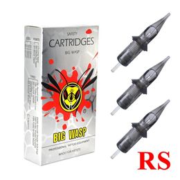 Big Wasp Gray Disposable Cartridge Round Shader Tattoo Needle 3RS/5RS/7RS/9RS/11RS/13RS/14RS 210324