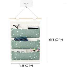 Storage Bags 2021 Foldable Bag Wall-Mounted Large-Capacity Multi-Layer Cloth Hanging Mobile Phone Pocket