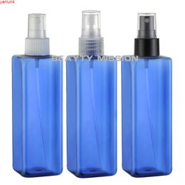 BEAUTY MISSION 250ml Blue Square Makeup Water Spray Bottle Perfume Packing 24pcs/lotgood high qualtity