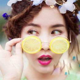 Sunglasses Lemon Glasses Creative DIY Beach Wedding Pography Studio Pos Funny Props
