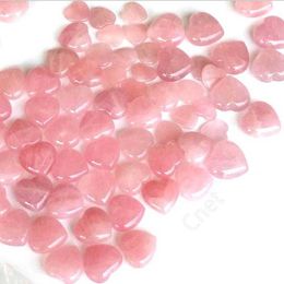 Natural Rose Quartz Heart Shaped Pink Crystal Carved Palm Love Healing Gemstone Lover Gife Stone Crystal Heart Gems DAC262